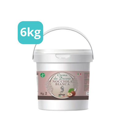 Crème à tartiner à la noisette blanche – 6 kg (Sans gluten)