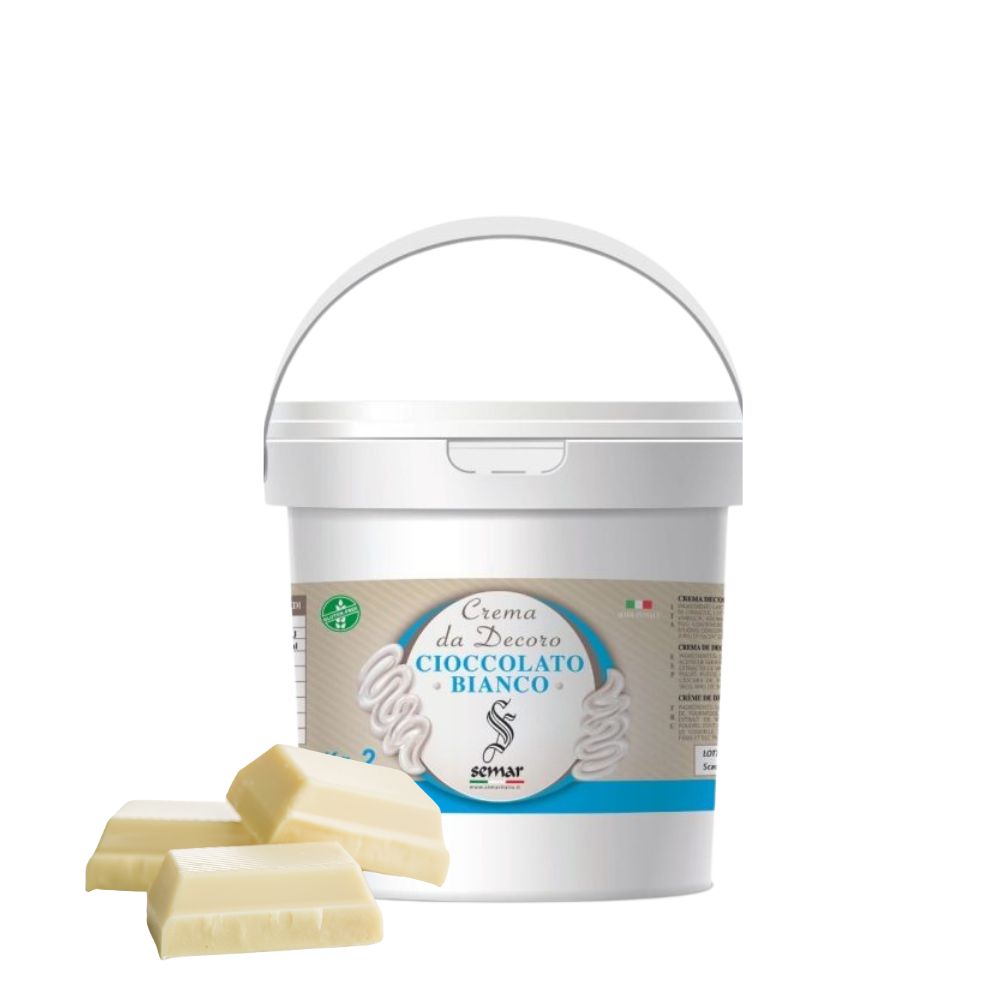 Crème à tartiner blanche – 1 kg (Sans gluten)