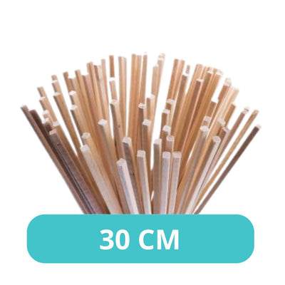 Bâtonnets carrés pour barbe à papa – 30 cm – 500 pièces