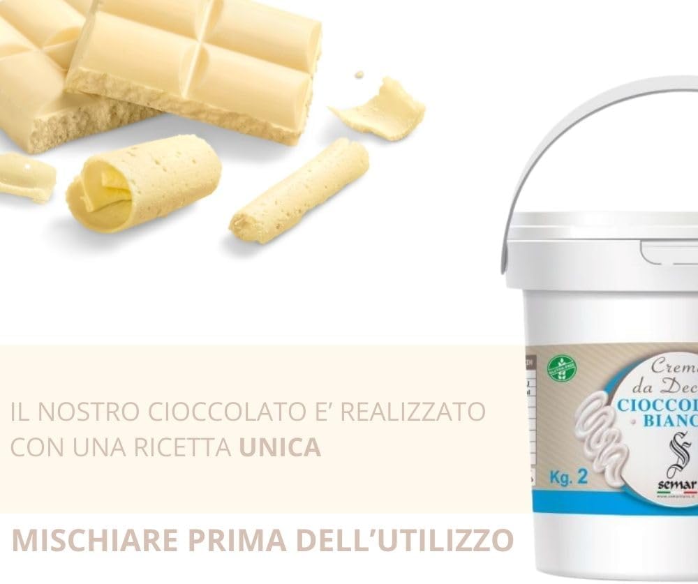 Crème à tartiner blanche – 1 kg (Sans gluten)