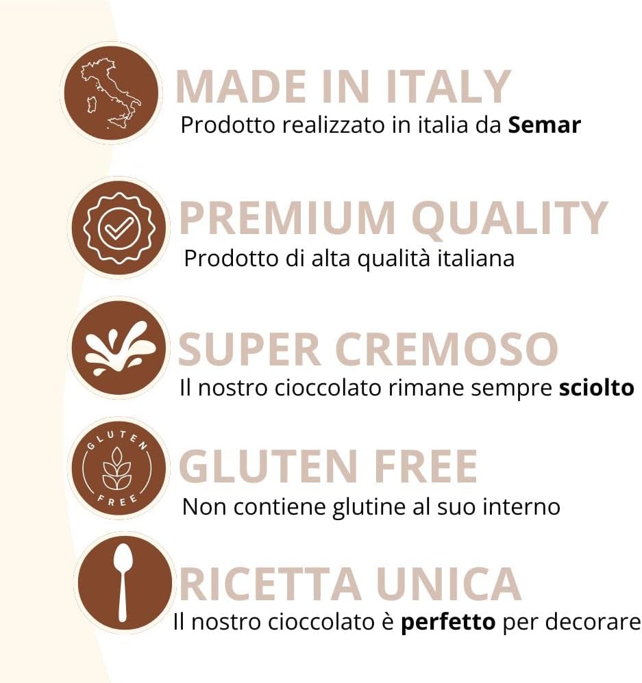 Crème à tartiner à la noisette blanche – 1 kg (Sans gluten)