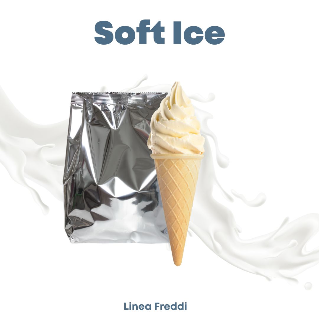 Préparation pour glace soft à la vanille – 1,45 kg