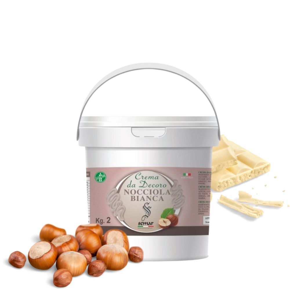 Crème à tartiner à la noisette blanche – 1 kg (Sans gluten)